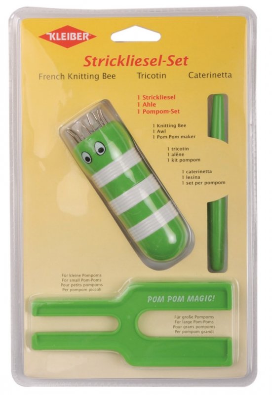 Kleiber Strickliesl-Set grün
