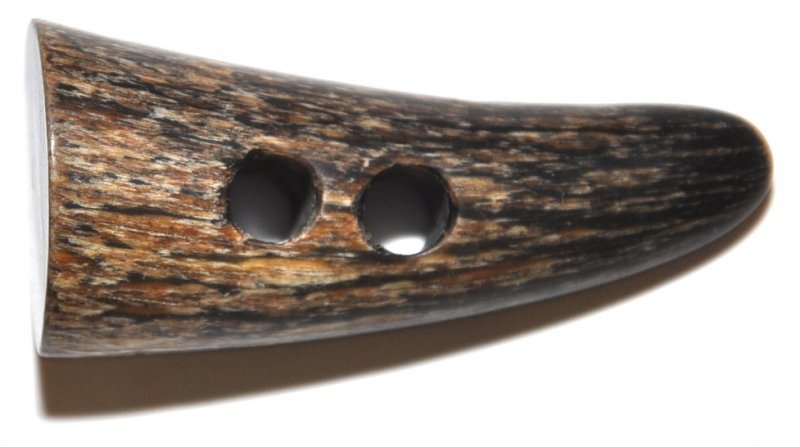 Knebelknopf  echt Büffelhorn 50mm