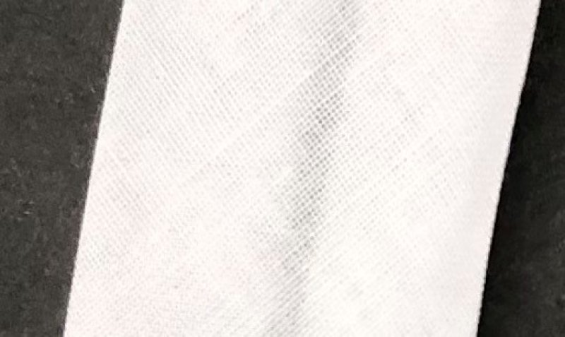 Baumwollschrägband 12mm Farbe: weiß